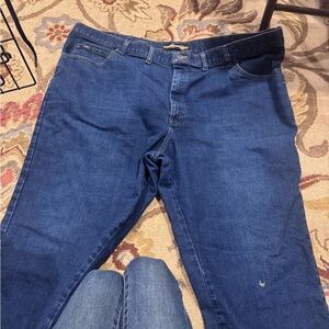 Lee Men's Deep Blue Straight Jeans